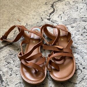 Brown Strappy Gladiator Sandals
